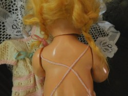 saucy walker blonde knit neck